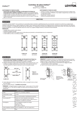 Leviton ZLDNK-4W Wall Mount Guide d'installation