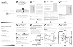 Leviton D215S-1BW Decora Smart Wi-Fi (2nd Gen) 15A Switch Guide d'installation