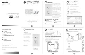 Installation manuel | Leviton ZW15R-1BW Tamper-Resistant Outlet Guide d'installation | Fixfr