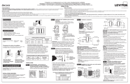 Leviton DDM06-1LZ Decora Digital Dimmer for 300-Watt Dimmable LED/CFL, 600-Watt Incandescent/Halogen, 600VA MLV Manuel utilisateur