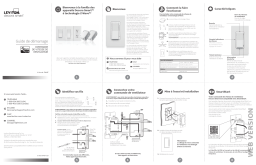 Leviton ZW4SF-1BW Indoor Decora Smart 4 Speed Fan Controller Guide d'installation