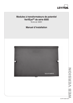 Leviton S480V-11 Delta PTs Guide d'installation