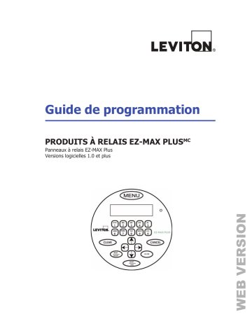 R24BD-L24 | R24BD-L16 | R08BD-208 | R24BD | R08BF-L08 | Leviton R08BD Relay Panel Manuel du propriétaire | Fixfr