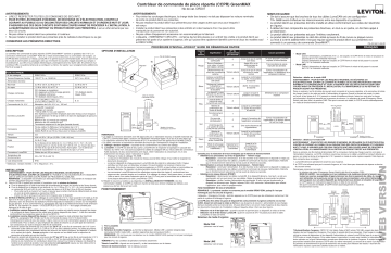 Leviton DRD07-ED0 Smart Pack Manuel utilisateur | Fixfr