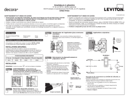 Leviton 6672-1LW SureSlide Dimmer for 150-Watt Dimmable LED, 600-Watt Incandescent/Halogen Manuel utilisateur