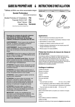 Airmar TM165HW Wide-Beam Transducer Manuel utilisateur