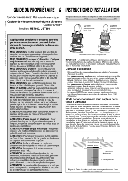 Airmar B120, P120 UST800 Ultrasonic Manuel utilisateur