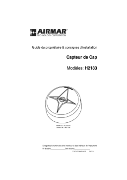 Airmar H2183 Heading Sensor Manuel utilisateur