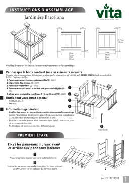 Vita CLASSIC Barcelona Planter Box Manuel utilisateur