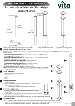 Vita Burton Lamp Post Manuel utilisateur