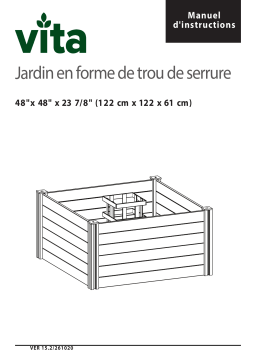 Vita CLASSIC 4x4 Keyhole Composting Garden Manuel utilisateur