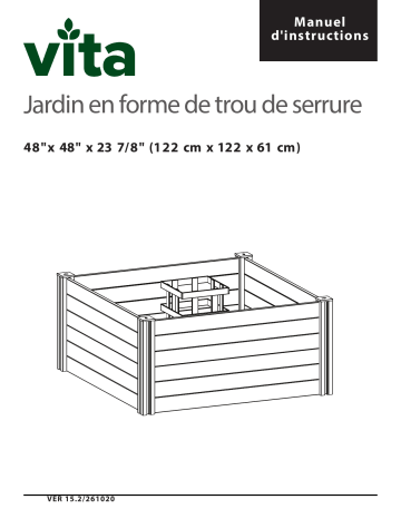 Mode d'emploi | Vita CLASSIC 4x4 Keyhole Composting Garden Manuel utilisateur | Fixfr