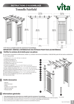 Vita Fairfield Arbor Manuel utilisateur