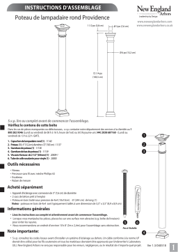 Vita Providence Lamp Post Manuel utilisateur