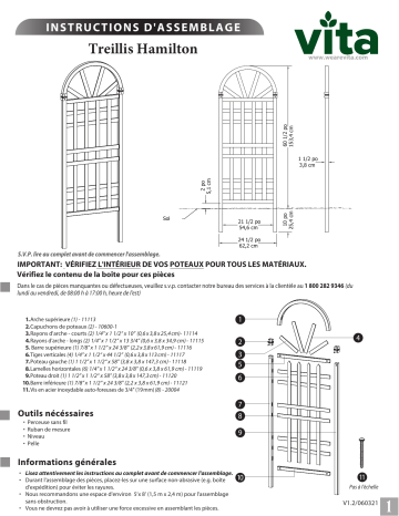 Mode d'emploi | Vita Hamilton Trellis Manuel utilisateur | Fixfr