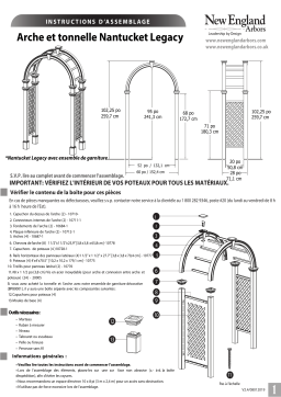 Vita Nantucket Legacy Arbor Manuel utilisateur