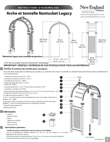 Mode d'emploi | Vita Nantucket Legacy Arbor Manuel utilisateur | Fixfr