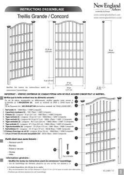 Vita Concord Trellis Manuel utilisateur