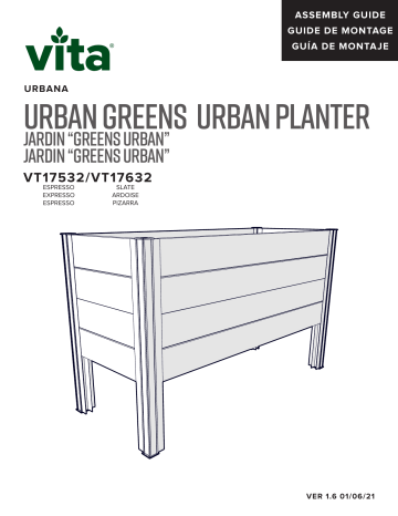 Mode d'emploi | Vita URBANA Greens Elevated Garden Manuel utilisateur | Fixfr