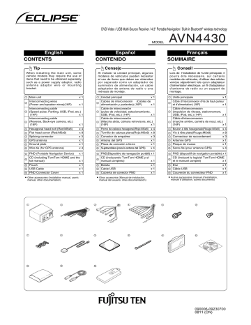 Mode d'emploi | Eclipse AVN4430 Manuel utilisateur | Fixfr