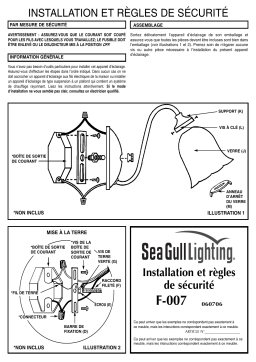 Generation Lighting 40012 Alexandria Four Light Wall / Bath Manuel utilisateur