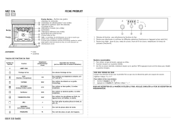 Whirlpool AKZ 134 NB Oven Manuel utilisateur