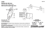 Prime-Line Sliding Wardrobe Back Door Rollers (2-Pack) Guide d'installation