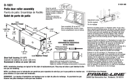 Prime-Line D 1831 Acorn Industries 11/32 in. Nylon Door Roller Manuel utilisateur