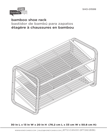 Honey-Can-Do SHO-01599 Guide d'installation | Fixfr