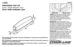 Prime-Line U 9830 Guide d'installation