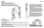 Prime-Line Left- and Right-Handed Sliding Wardrobe Door Roller Assemblies (2-Pack) Guide d'installation