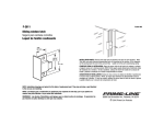 Prime-Line F 2611 Guide d'installation