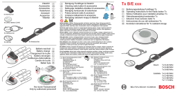 Bosch TX Operating instrustions