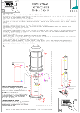 Eglo 20484A Guide d'installation