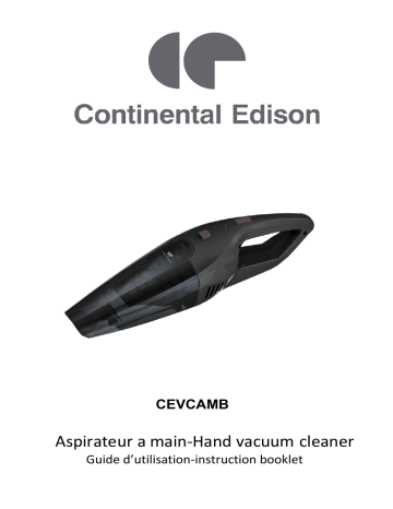 CONTINENTAL EDISON CEVCAMN Manuel utilisateur | Fixfr