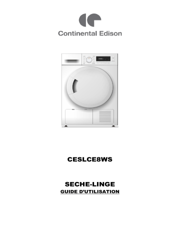 CONTINENTAL EDISON CESLCE8WS Manuel utilisateur | Fixfr