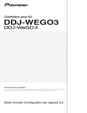Pioneer DDJ-WeGO3-W DJ Controller Manuel du propriétaire | Fixfr
