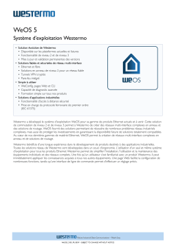 Westermo RedFox-5728-F4G-T24G-HVHV 19" Managed Substation Automation Switch Fiche technique