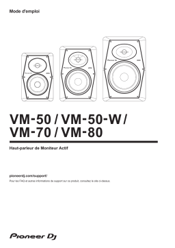 Pioneer VM-70 Monitor speaker Manuel du propriétaire