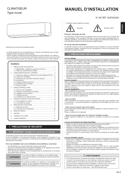 Fujitsu RIWH12BVFJ Guide d'installation