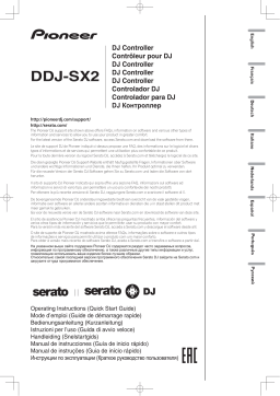 Pioneer DDJ-SX2 DJ Controller Guide de démarrage rapide