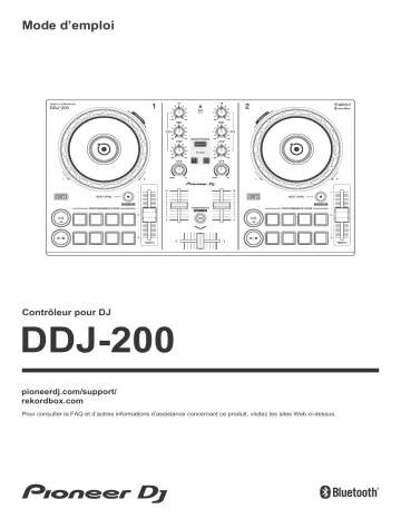 Pioneer DDJ-200 DJ Controller Manuel du propriétaire | Fixfr