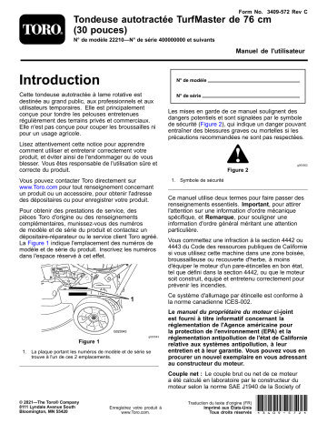 Toro 30in TurfMaster Walk-Behind Lawn Mower Walk Behind Mower Manuel utilisateur | Fixfr