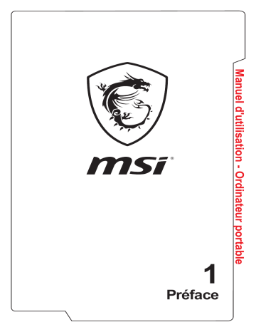 MSI GL62M (7th Gen) (GEFORCE® GTX 1050Ti) LAPTOP Manuel du propriétaire | Fixfr