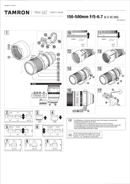 Tamron A057 150-500mm F/5-6.7 Di III VC VXD Manuel utilisateur