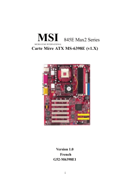 MSI Crosshair 15 (Intel® 11th Gen) (GeForce 30 Series) LAPTOP Manuel du propriétaire