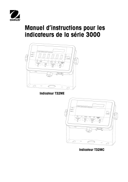 Ohaus DFD32M500ES Defender® Drum Scales - DFD32M Manuel utilisateur