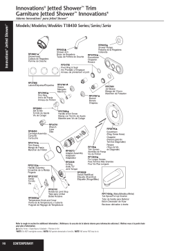 Delta T18430 Series Plumbing Product Manuel utilisateur