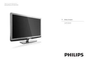 Philips 52PFL9604H Flat Panel Television Manuel utilisateur | Fixfr