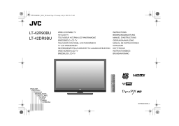 JVC LT-42DR9BU Flat Panel Television Manuel utilisateur